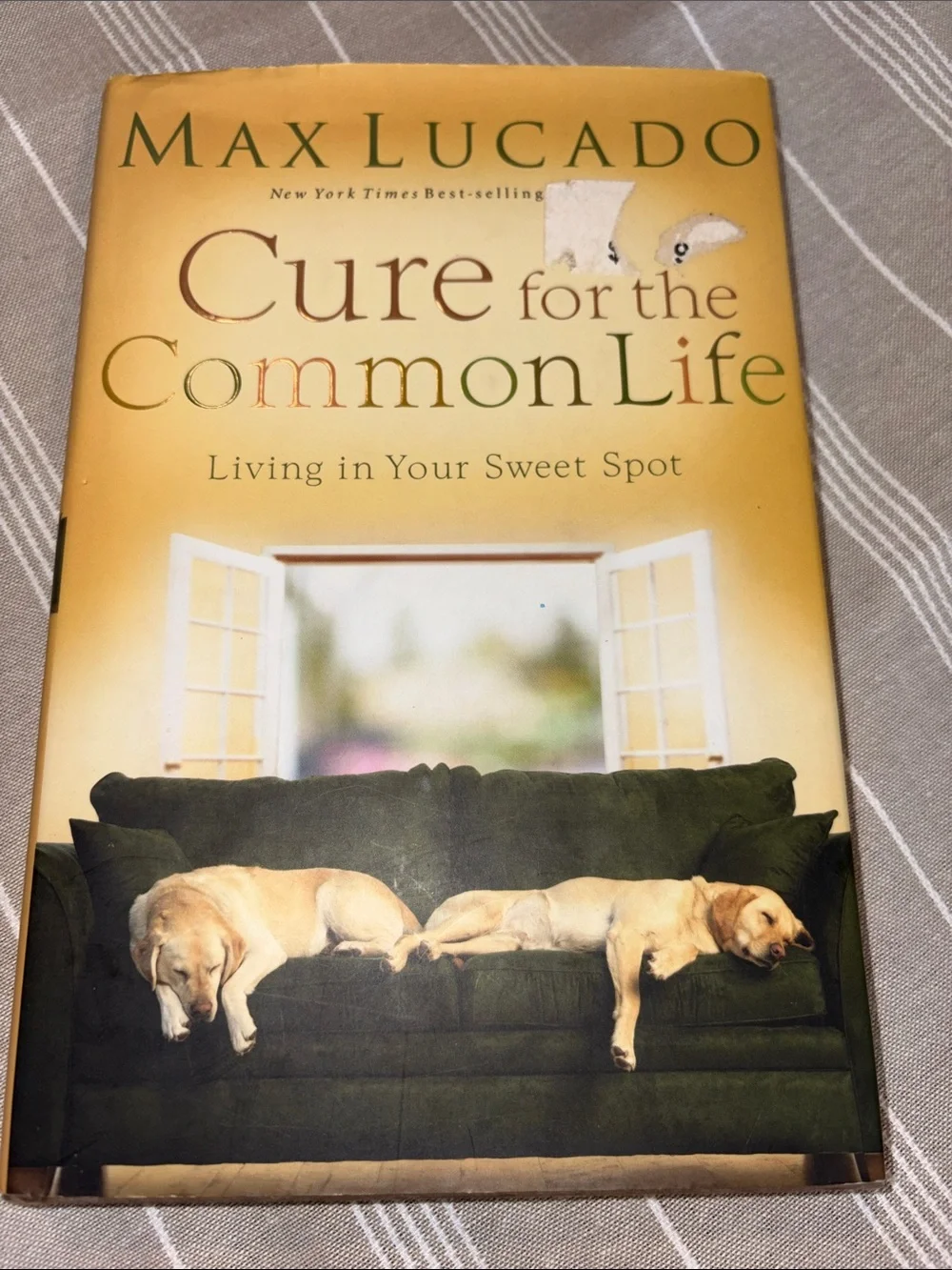 Max Lucado Cure for the Common Life Living in Your Sweet Spot Hardcover Book